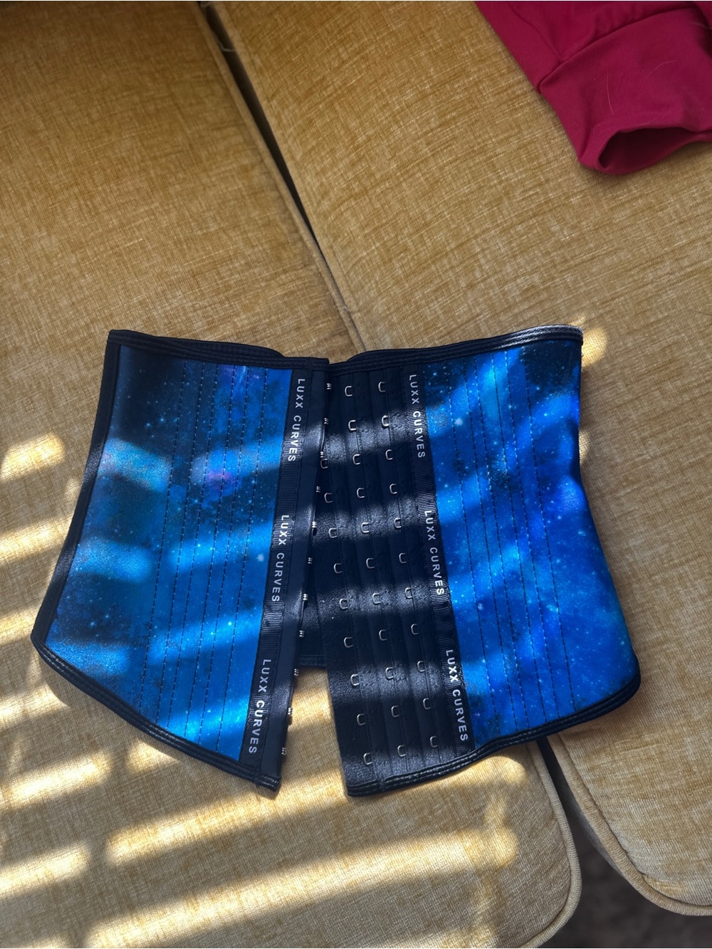Luxx Curves Blue Galaxy Waist Trainer